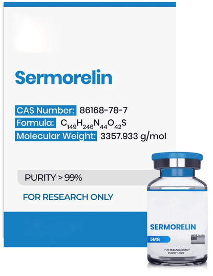 (🧠 Anti-aging) Sermorelin Peptide (5mg) - 10 Vials