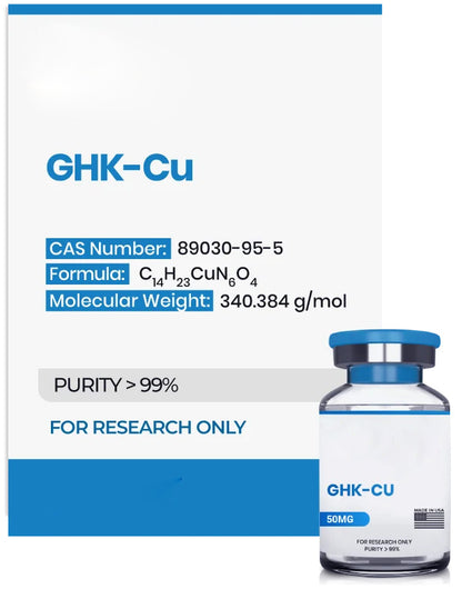 (🌴Skin Repair and Anti-Aging) GHK-CU (Copper) (50mg) - 10 Vials
