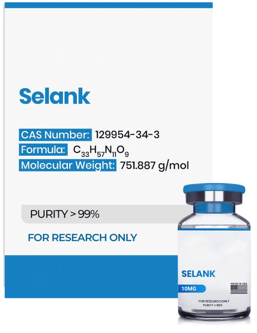 (🌴Anxiety relief) Selank Peptide (10mg) - 10 Vials