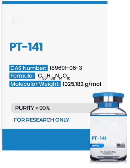 （❤️Sexual desire） PT-141 (Bremelanotide) Peptide (10mg) -10 Vials