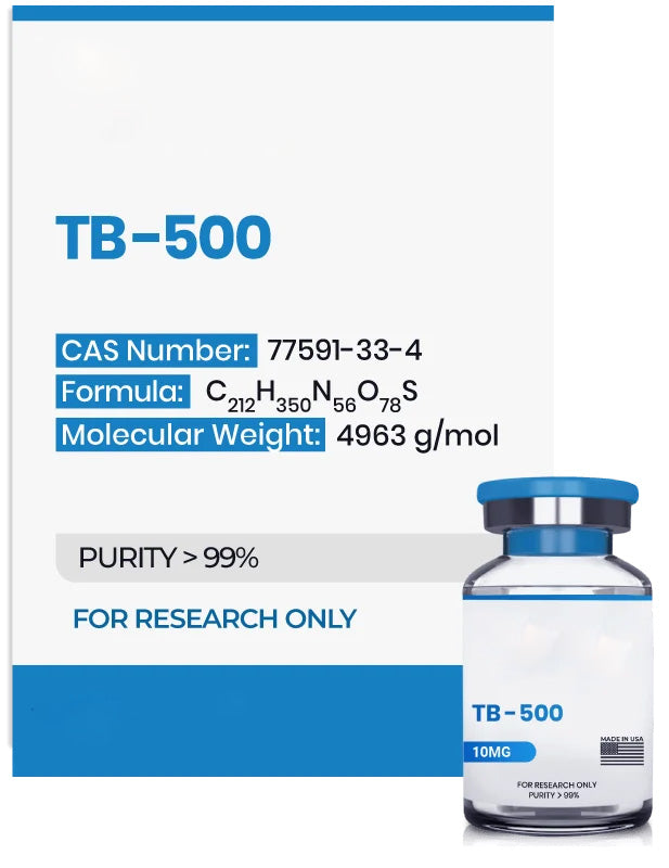 ( 💪 Speed up recovery) TB-500 (Thymosin Beta-4) Peptide (10mg) - 10 Vials