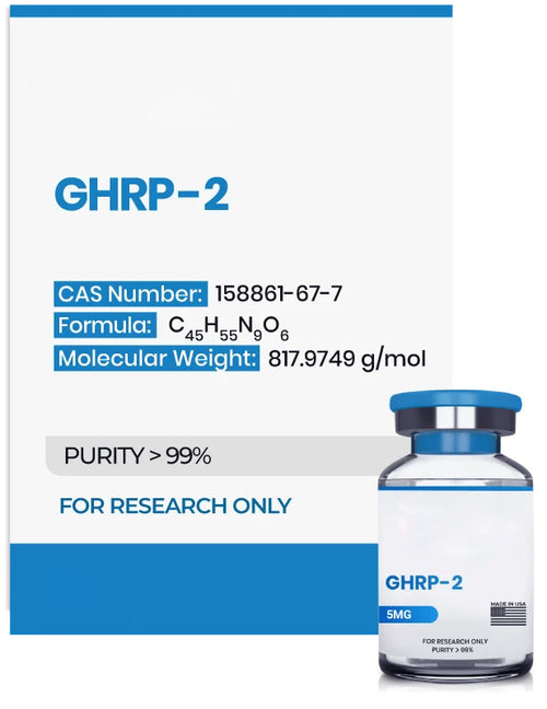 (🔥  Boosts GH secretion) GHRP-2 Peptide Online - (5mg) -10 Vials