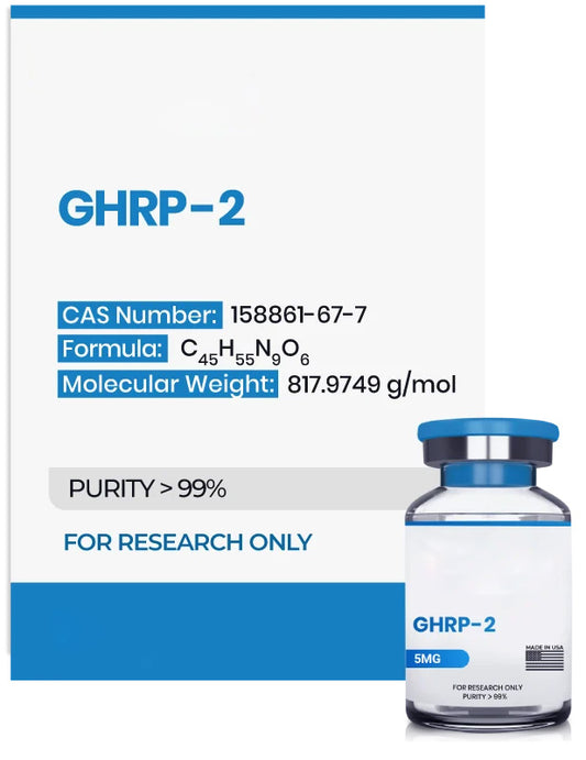(🔥  Boosts GH secretion) GHRP-2 Peptide Online - (5mg) -10 Vials