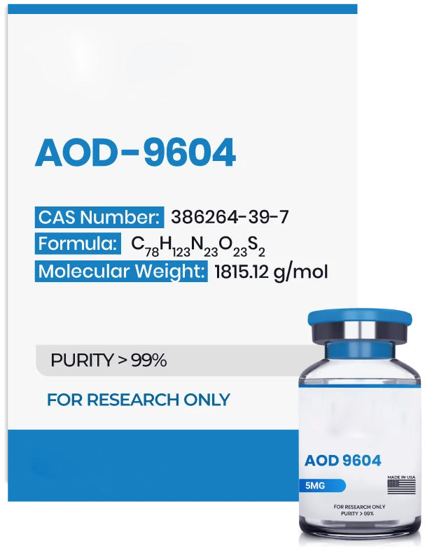 (🔥Fat loss) AOD 9604 (5mg) -10 Vials