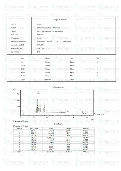（💪Repair + Anti-inflammatory + Tissue Regeneration） BPC-157 (5mg) - Biotech Peptides