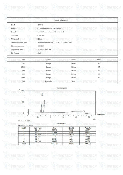 （💪Repair + Anti-inflammatory + Tissue Regeneration） BPC-157 (5mg) - Biotech Peptides