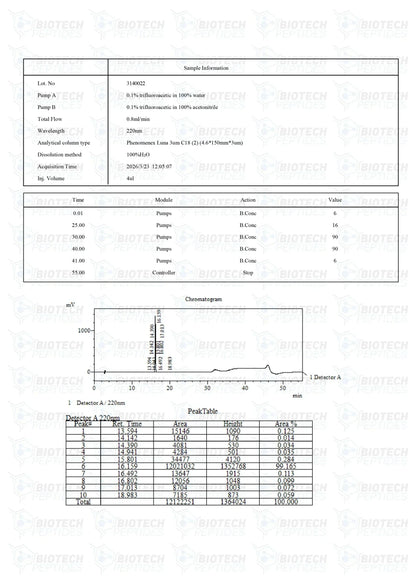 (🧠 Improves sleep structure) DSIP (Delta Sleep-Inducing Peptide) (5mg) -10 Vials
