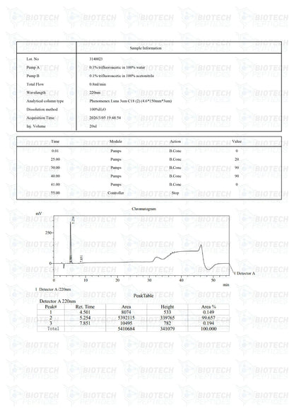 ( 🌴Anti-aging ) Epithalon peptide (25mg) - 10 Vials