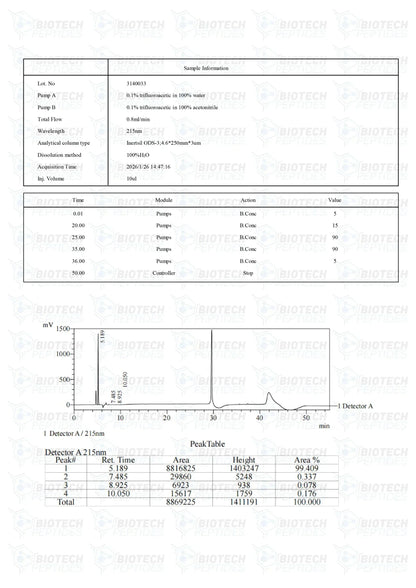 (🌴Skin Repair and Anti-Aging) GHK-CU (Copper) (50mg) - 10 Vials