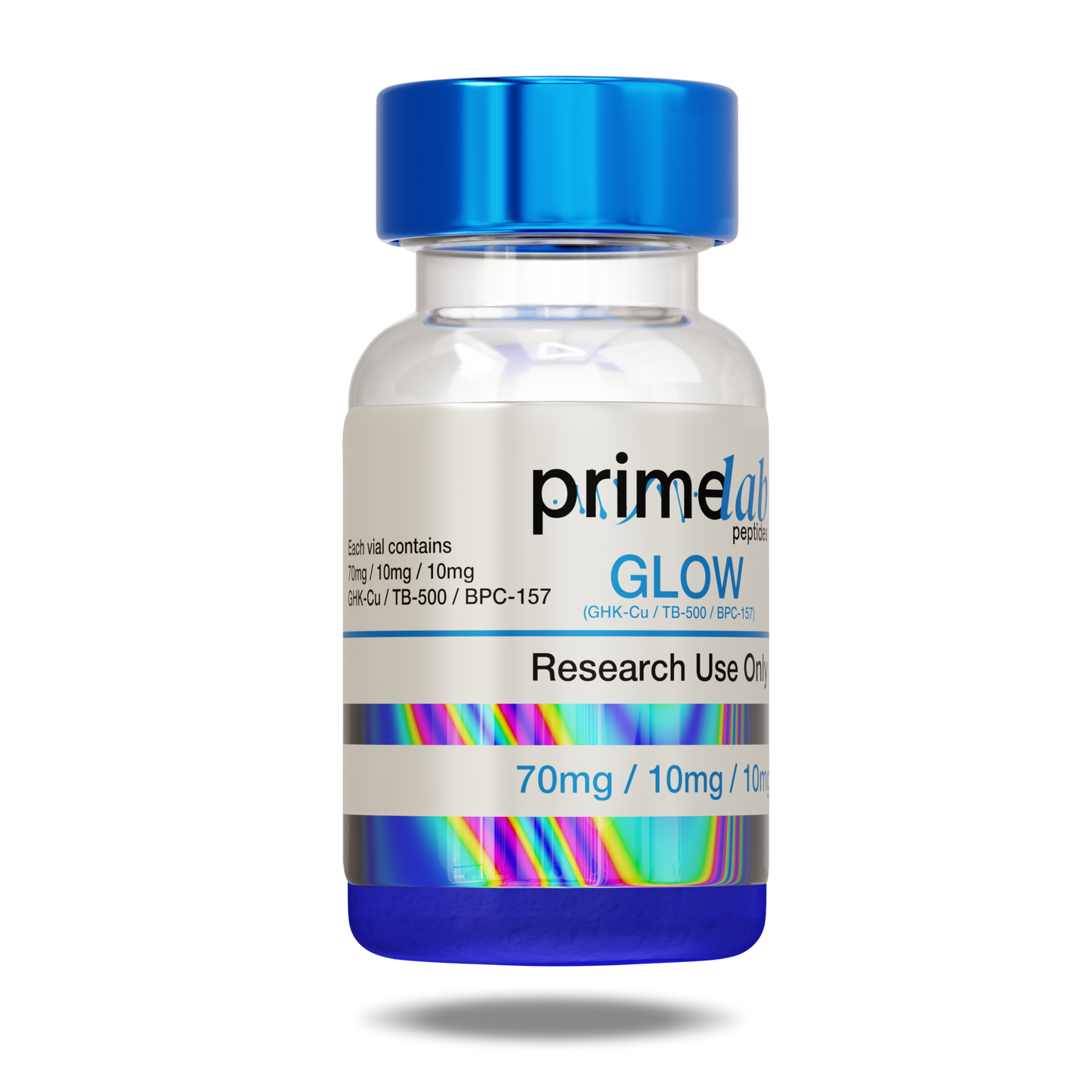 🧠（Boosts Physical and Mental Energy）Glow – 70mg - 10 Vials