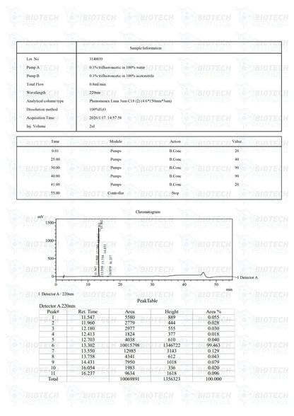 (💪Faster recovery) Hexarelin Peptide - (5mg) - 10 Vials