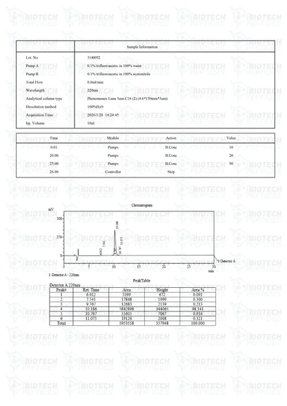(💪Muscle Recovery) MGF (Mechano-Growth Factor) (5mg) - 10 Vials