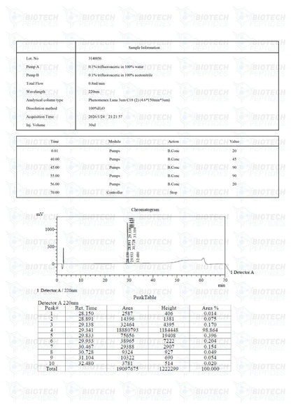 (🔥 Fat loss+💪 Recovery) Mod GRF 1-29 (CJC-1295 NO DAC) (5mg) - 10 Vials