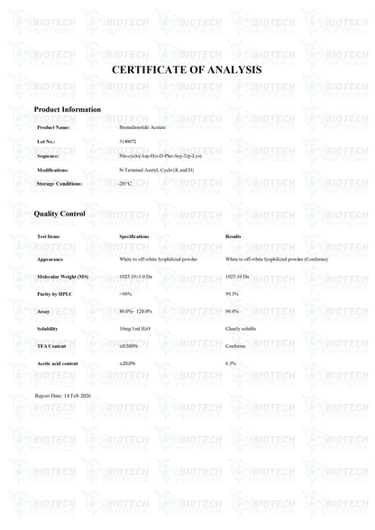 （❤️Sexual desire） PT-141 (Bremelanotide) Peptide (10mg) -10 Vials