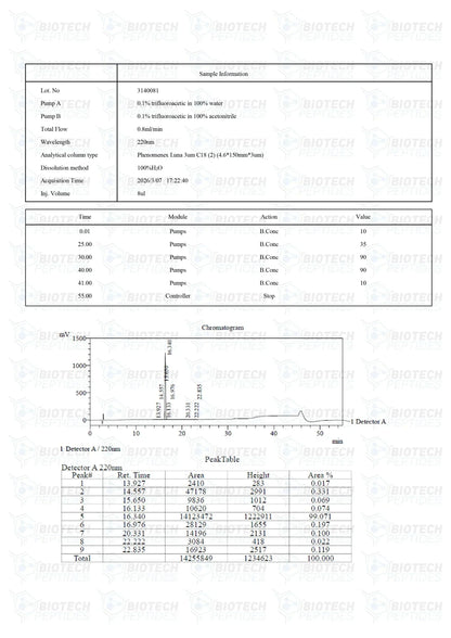 （🧠Stress relief） Semax Peptide (25mg) -10 Vials